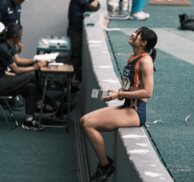 「いい顔できるじゃん、私」美女陸上選手・榎本樹羅、観客席見上げ