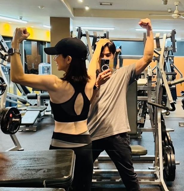 「えっすごっ！いつの間に⁉」事務所後輩とトレーニングの松居直美、