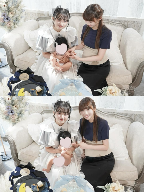 妊娠中の荻野由佳、元NGT同期＆先輩ママ