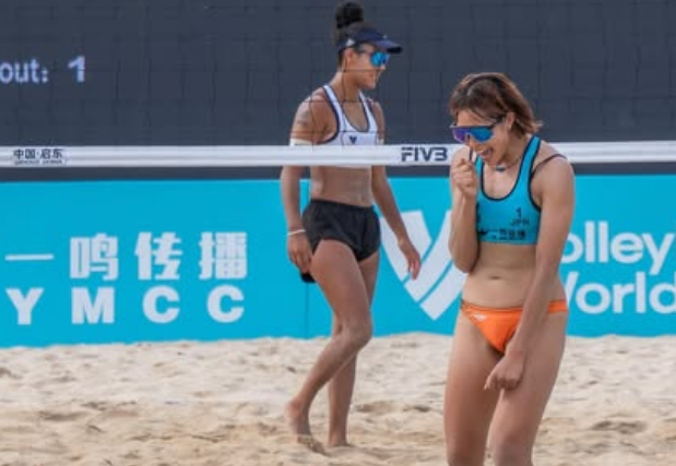 「いい写真撮っていただきました」美女ビーチバレーボーラー、ワールドツアーで奮闘！初ベスト8報告