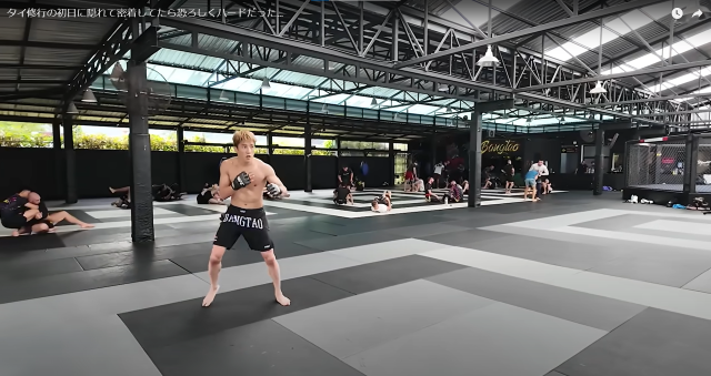 朝倉海、タイ修行初日に密着！！