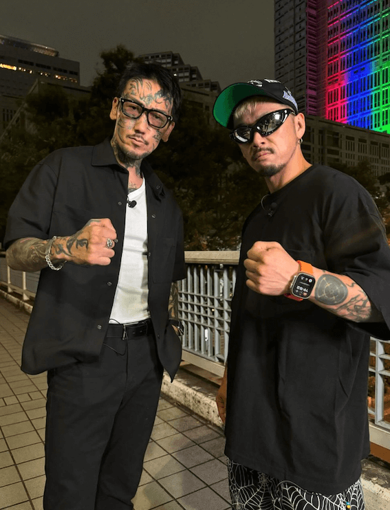 瓜田純士、相方の悪魔王子と2ショット公開！「9月1日は盛り上げるぜ」