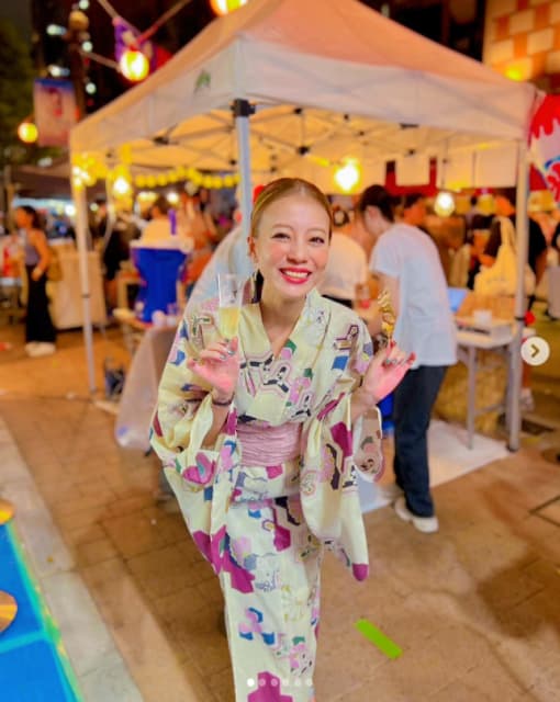 あびる優「ほろ酔い浴衣」ショットに「可愛い」の声