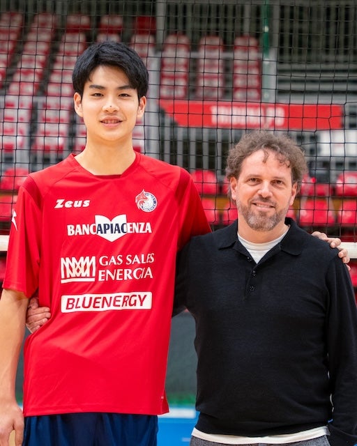 駿台学園のエース・川野琢磨がセリエAのピアチェンツァに合流