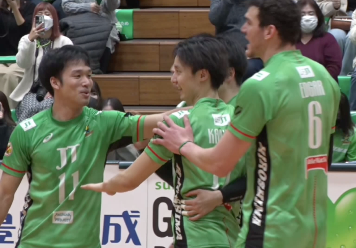 Ｖリーグ男子　JTサンダーズ広島 vs. VC長野トライデンツ 2021/12/5【ハイライト】