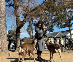 八木莉可子、鹿に追いかけられる！？「可愛すぎる」とファン悶絶！