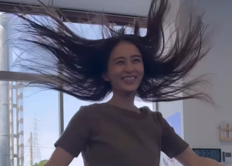 「髪振り乱すとちょっと怖い」田中理恵さんが独特なダンスでサラサラ髪を披露😍