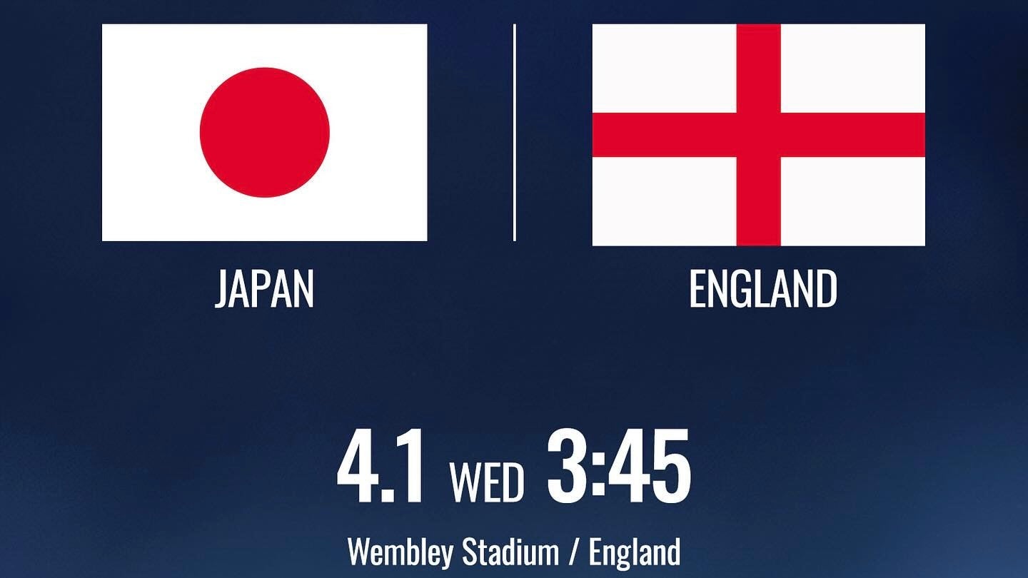 日本代表、4月1日にイングランド代表と対戦　舞台はサッカーの聖地ウェンブリー
