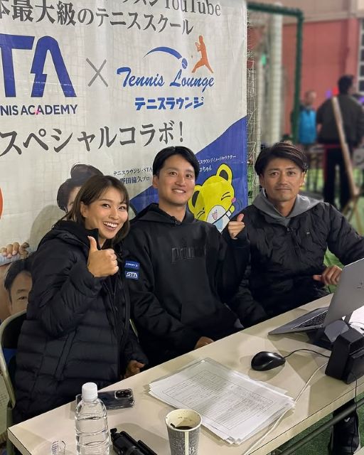 元プロテニスプレイヤー美女・宇野真彩、「仕事納めはテニスラウンジドリームマッチのスタテニ生配信」さわやか笑顔で締めくくり！