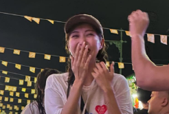 「濡れた凛ちゃんも素敵」松岡凛、初ソンクラーン参戦ショットにファン歓喜！