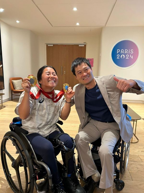 二冠の上地結衣を車いすテニスの大先輩が祝福「感動が止まりませんでした」