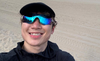 「ビールのために爆走!?」寺地拳四朗、ロサンゼルスで“ビールラン”満喫ショット公開