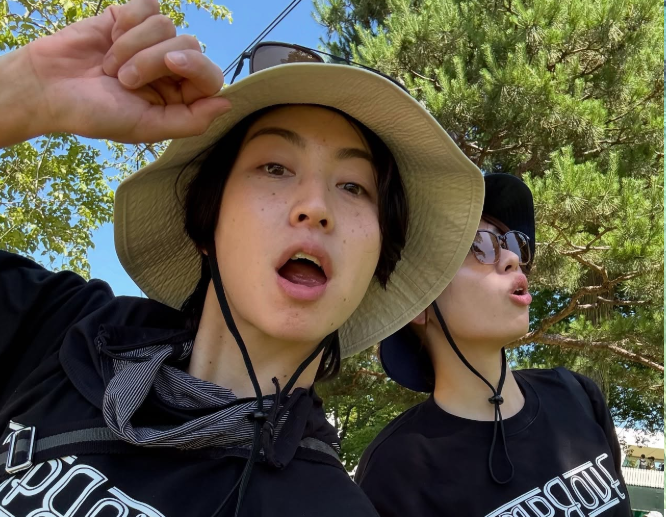 元バレーボール選手・滝沢ななえ＆友人・リオ、ニチレイレディース観戦で“遠足気分”