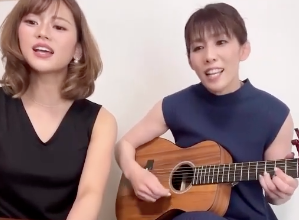 🎸ZONEのsecret baseを披露❗️吉田沙保里さんが弾き語りに挑戦♫「上手にハモってる😍」