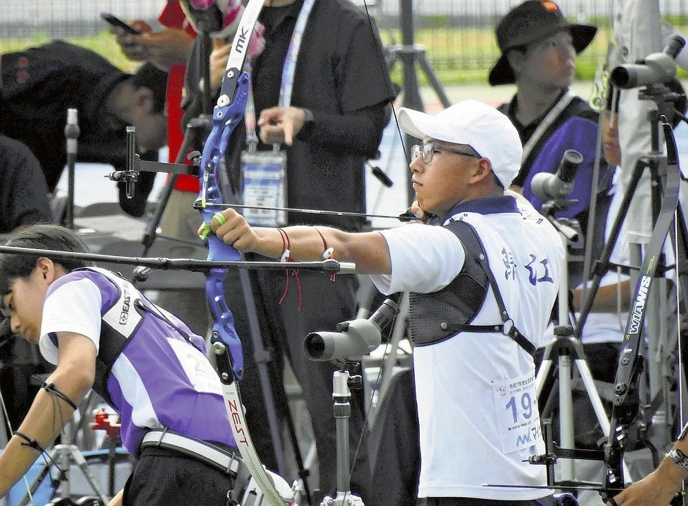 インターハイ・アーチェリー男子個人、鯖江の村田聖那が準優勝…平常心と前向き思考を貫く