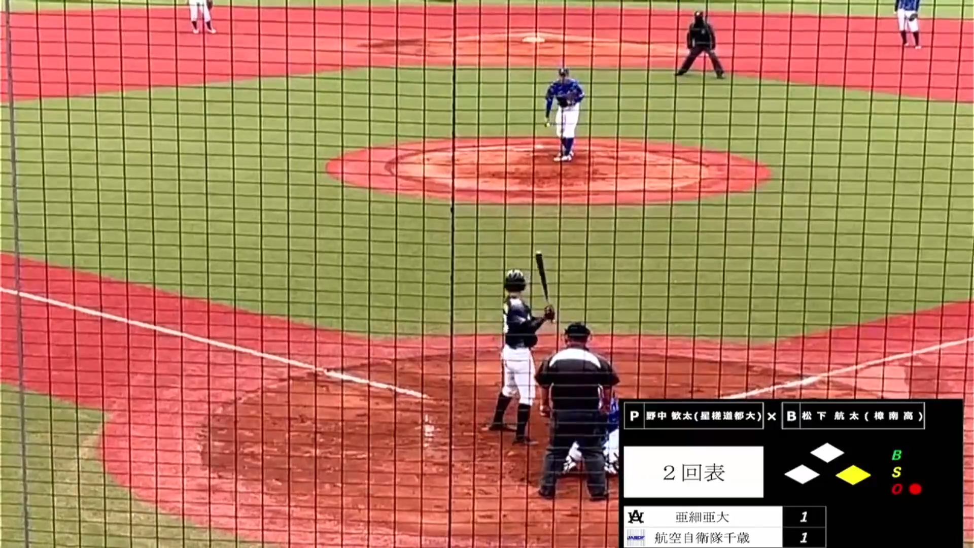 第4回タンチョウリーグinくしろ 8月11日 亜細亜大学vs.航空自衛隊千歳