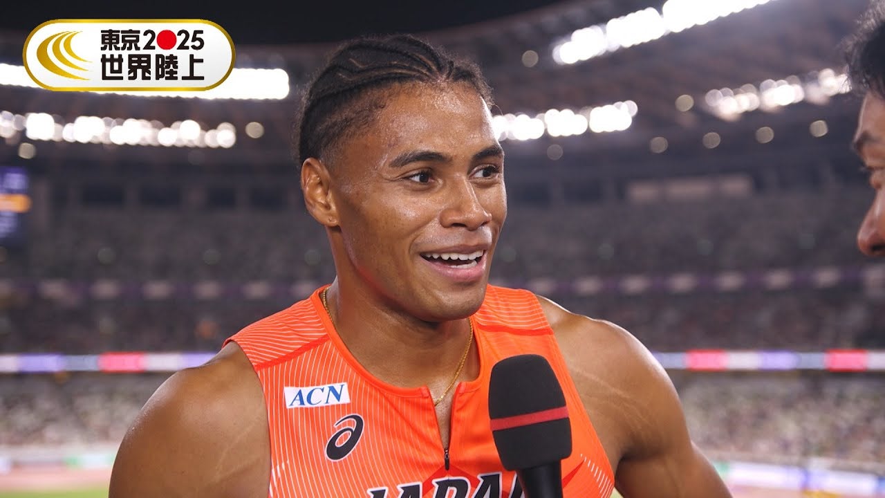 髙野進以来、日本勢34年ぶり決勝進出！“ファイナリスト”中島佑気ジョセフ「最高のレースにしたい」【東京2025世界陸上】