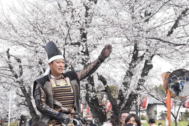 「大河出たい！出たい！！！」尾形貴弘が武者行列に参加。大河ドラマへの出演をアピール！？