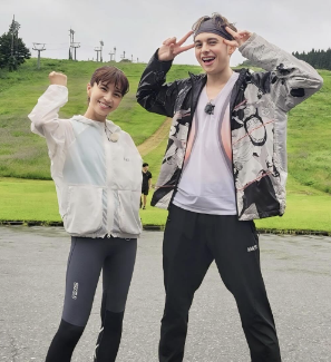 安田美沙子、『ランスマ倶楽部』でトレイルラン挑戦！ヒーヒー言いながらゲレンデ駆け上がる