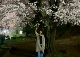 板谷由夏、満開の桜とともに優しいエール「穏やかに過ごせますように」