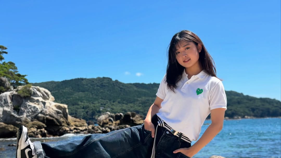 「綺麗な海に出会った」JDキックボクサー・辻井和花、やっぱり夏が好き