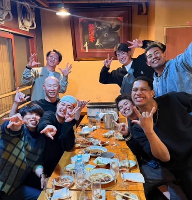 万波中正　アオハル全開！外野手会2024の青春ショット公開！