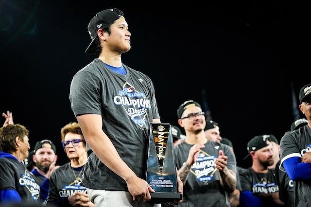 大谷翔平が「1番・投手」で3本塁打・10奪三振の大暴れでMVPを獲得！WS連覇まで「4 more」