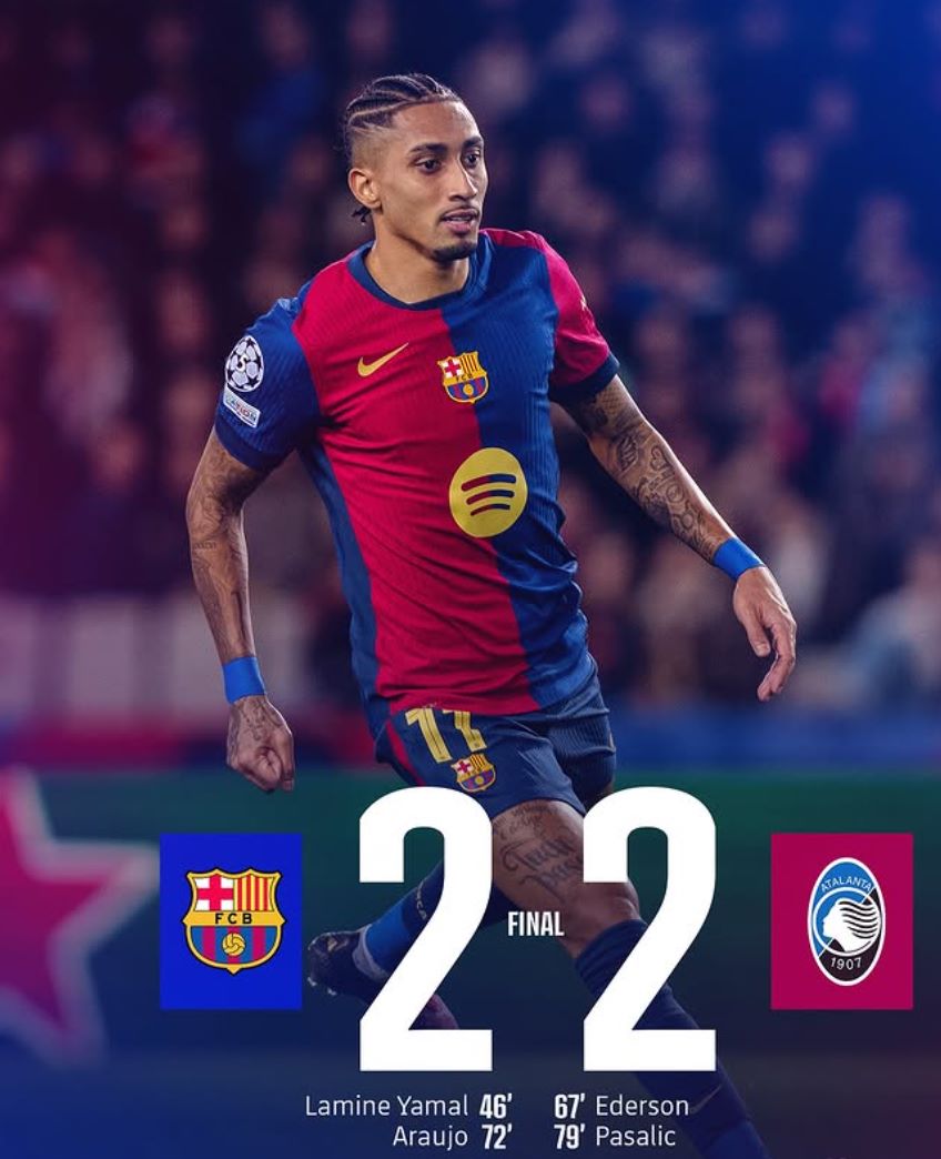 バルセロナ 欧州チャンピオンズリーグ予選を2位でベスト16進出決める