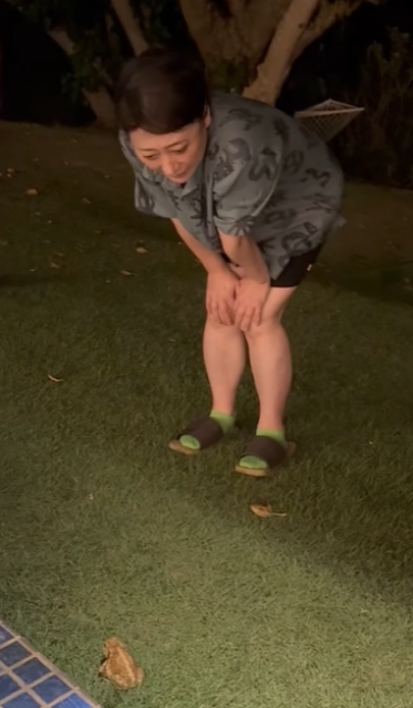 「ゲロゲーロちゃんも遊びにきたのよ！」水谷千重子、デカすぎる