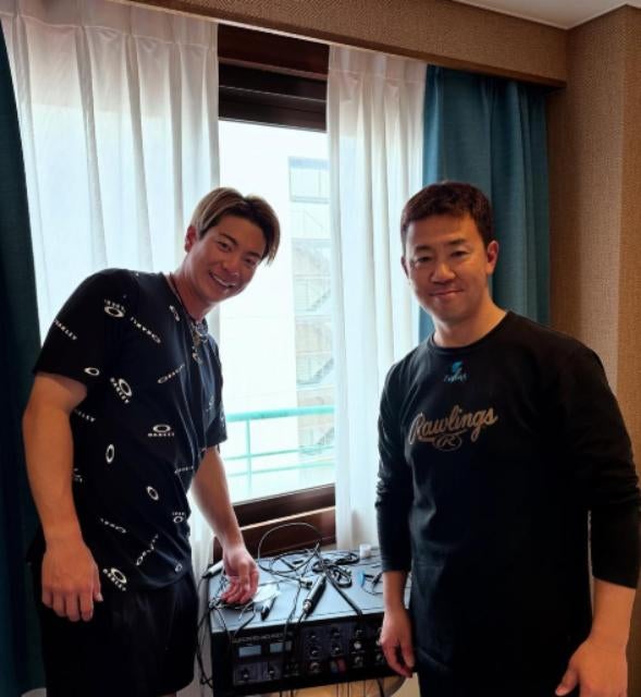 松本剛、名護キャンプで施術を受けリフレッシュ！『毎年ありがとうございます』