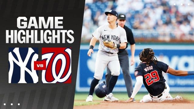 【27日最新ハイライト】ヤンキースVSナショナルズ