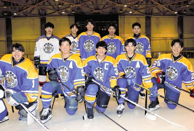 氷都・釧路３校連合チームで全国へ挑む、結成1年「まずは１勝」…インターハイ・アイスホッケー