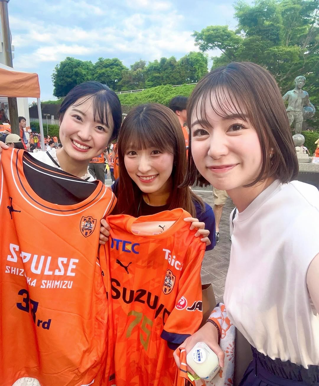 白木愛奈、清水エスパルス33周年を祝福「皆さんのエスパルス愛をたくさん感じました」