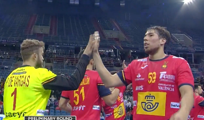 【ハンドボール】第28回男子世界選手権1/13A スペイン vs. モンテネグロ