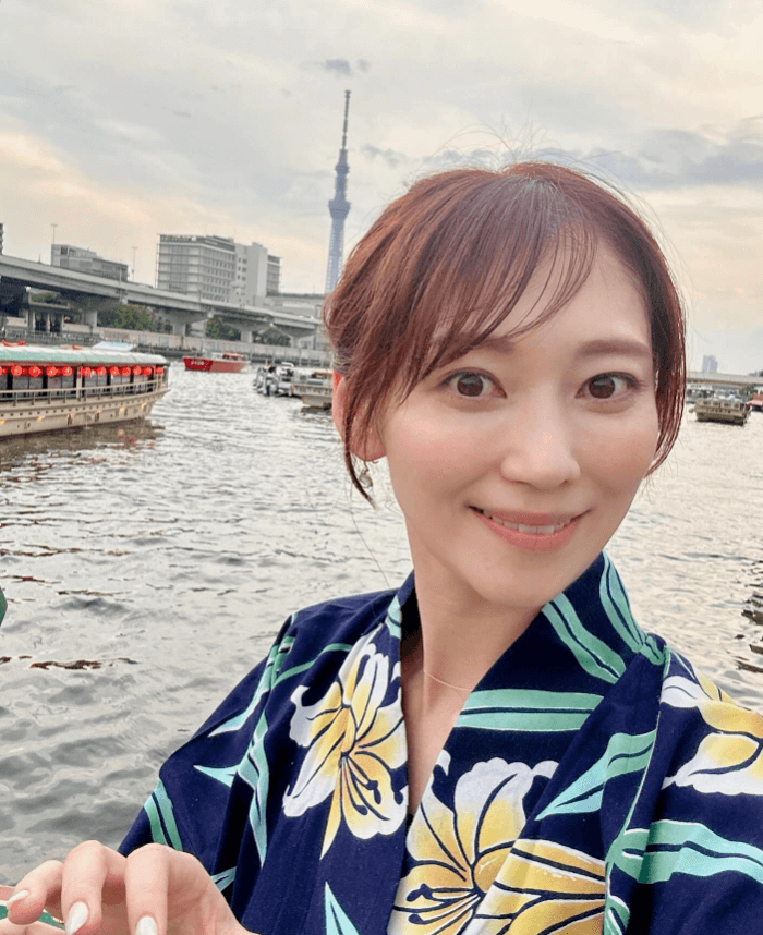 元モーニング娘。の飯田圭織が浴衣姿で〇〇〇