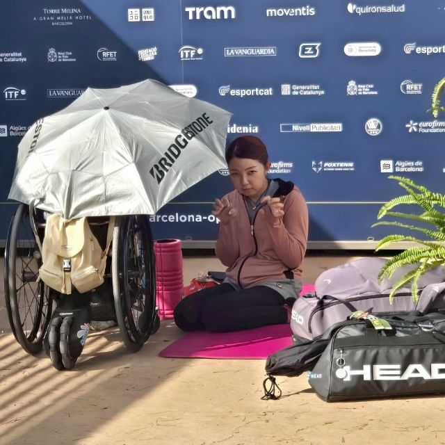 「顔面険しいな」車いすテニス・田中愛美、