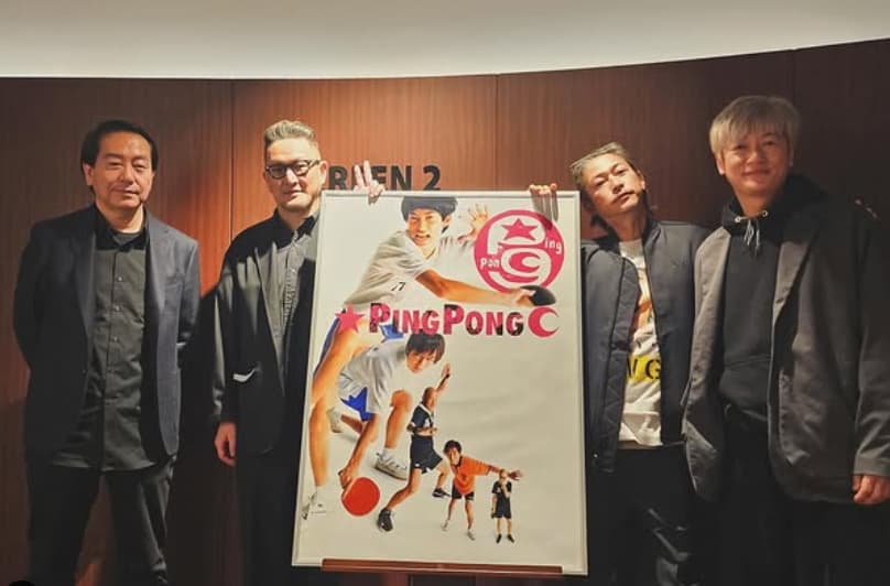 22年ぶりの再集結！井浦新、映画『ピンポン』の舞台挨拶に登壇！ファンも歓喜！