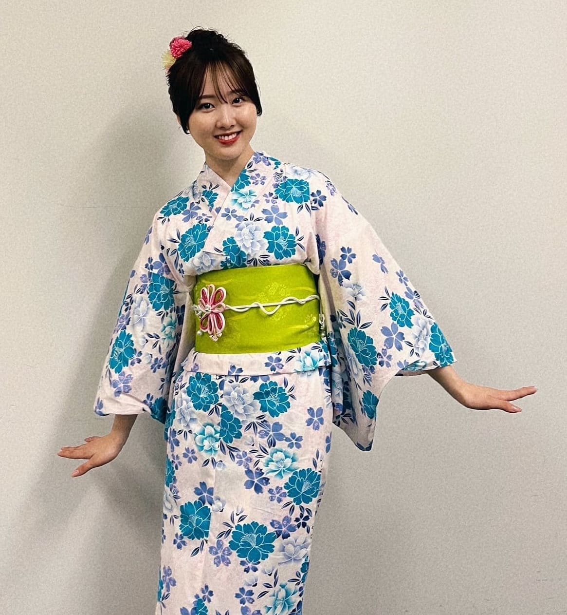 本田望結、浴衣姿にファンもん絶「暑さが和らぐ気がする」