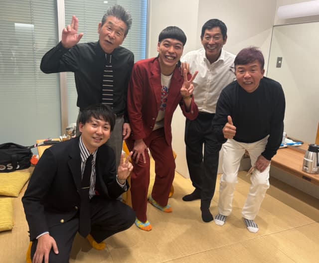 吉本新喜劇GMの間寛平、明石家電視台収録後の楽屋の様子が楽しそう！