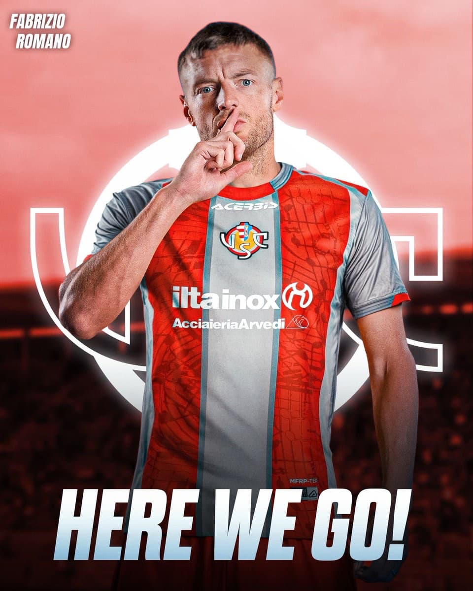 “ジェイミー・ヴァーディ、クレモネーゼ移籍決定的” 2026年までの契約でイタリア挑戦へ〜ロマーノ報道