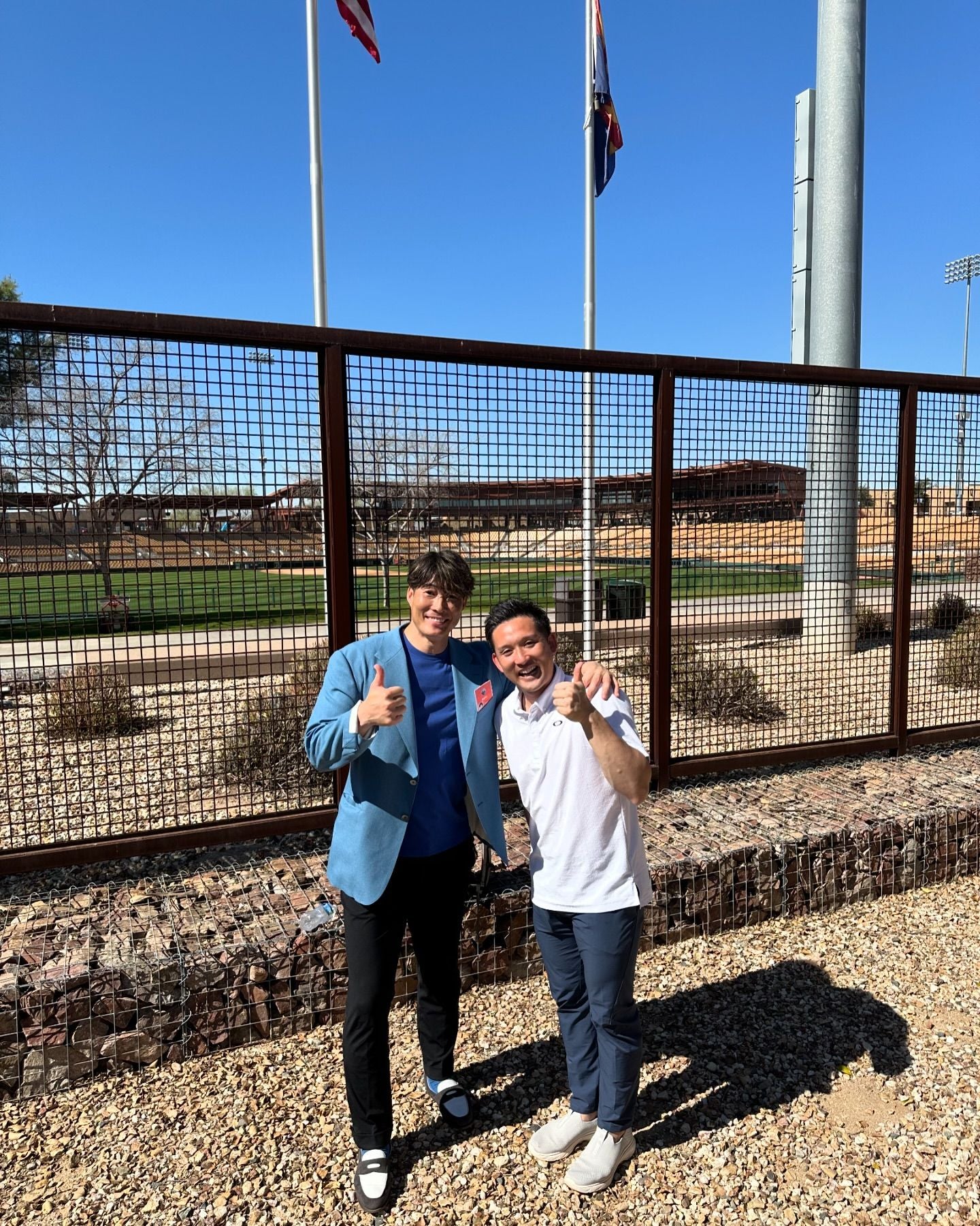 糸井嘉男が杉谷拳士とアリゾナでの2S公開📸「良い笑顔❤️👍️」