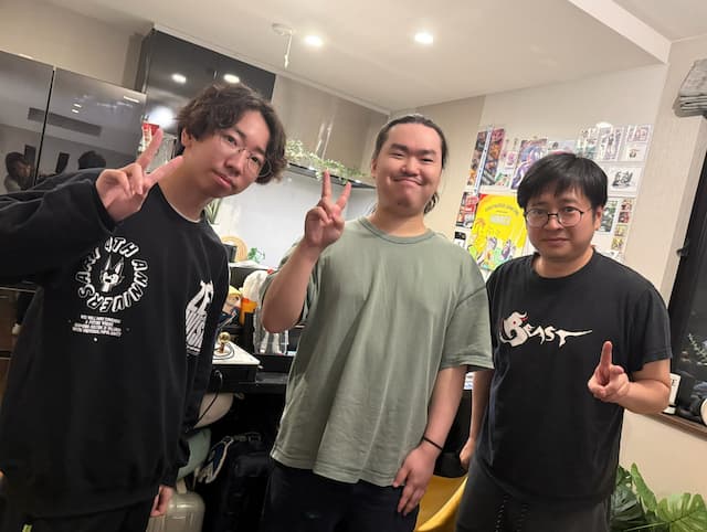 「また来てね〜！」倉持由香の自宅にて競合ダルシム使い、はるみーとふ〜どが対戦会！