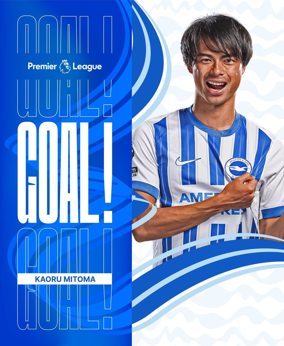 三笘薫が菅原由勢との日本人対決で2戦連発の活躍！