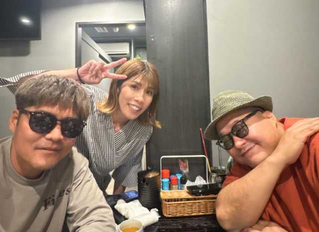 吉田沙保里、よっくんとの再会＆誕生日を美味しく祝福！