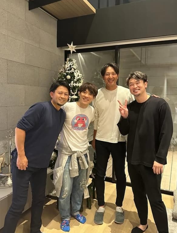 岩隈久志が義弟家族とあの有名人たちが集まった特別な日を公開！