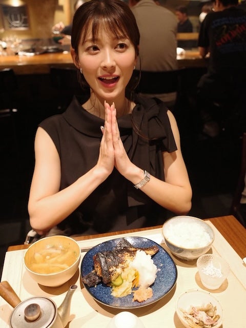 山本里菜、三谷紬アナと表参道で和食ランチを堪能