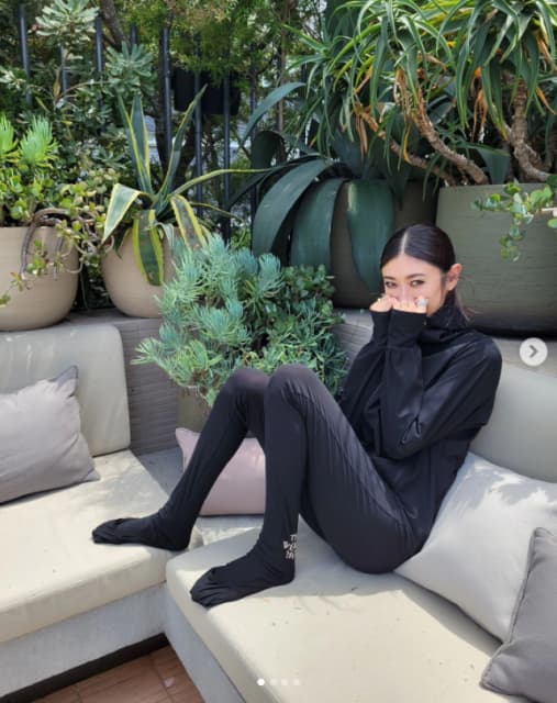 山田優、お気にのラッシュガード姿公開に「素敵！」「モジモジくん？」の声