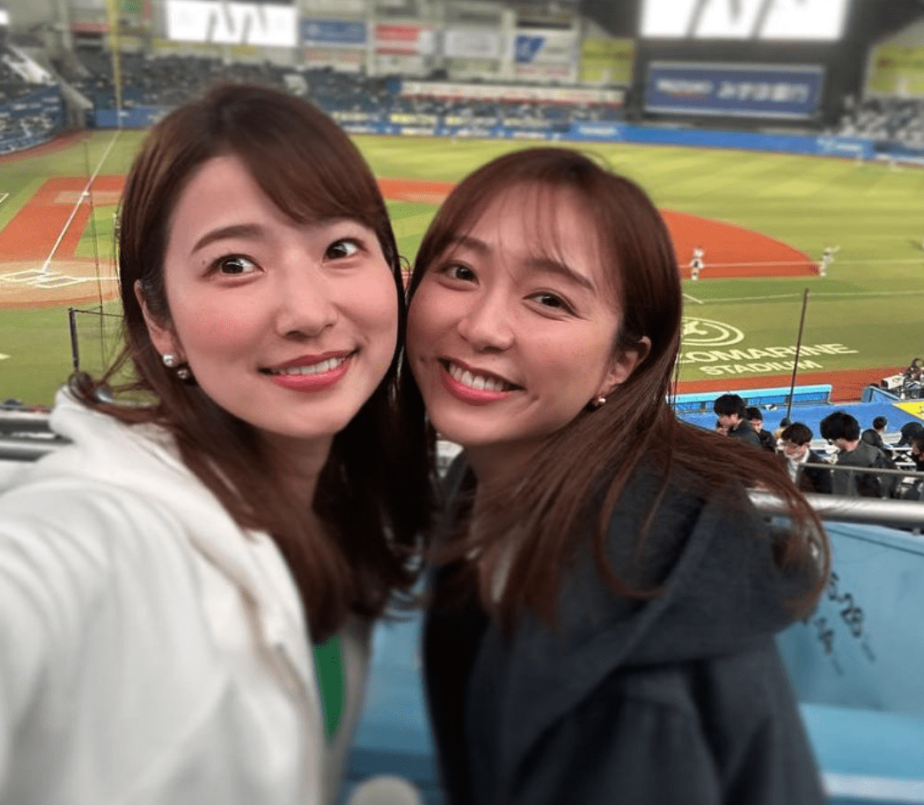 テレ朝・安藤萌々アナ 美人アナと野球観戦「可愛すぎ」