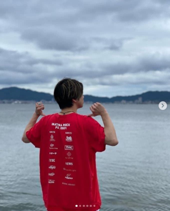 増田貴久がイナズマロックフェスのオフショットを披露しファン歓喜「めちゃいい！」
