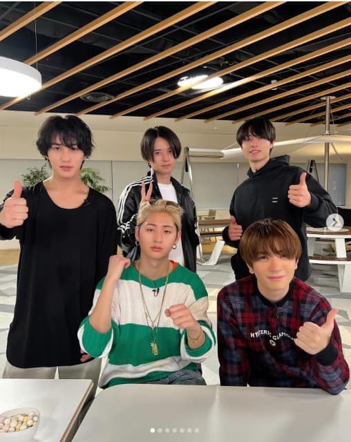 ジュニアオフィシャル　HiHi Jetsの投稿に『5人で楽しいが1番似合う！』